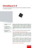 Presentación inalámbrica Barco ClickShare C-5 pdf