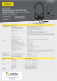 Auricular Jabra Evolve2 30 SE Especificaciones pdf