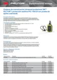 Protector auditivo 3M™ PELTOR™ PIC-100 Especificaciones pdf