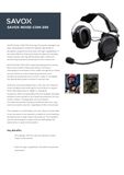 Auricular de Protección Auditiva Savox NOISE-COM 200 pdf