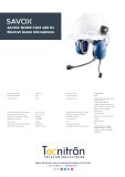 Auricular de Protección Auditiva Savox NOISE-COM 400 EX pdf