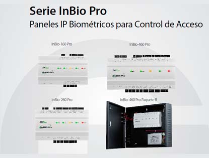 Control de Acceso ZKTeco InBio Pro Serie imagen