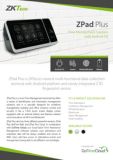 Control de Presencia ZKTeco ZPAD Plus FP pdf